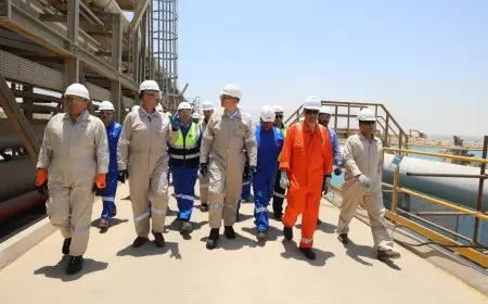 وزير البترول يراقب استعدادات ميناء سونكر لاستقبال السفينة العملاقة “Energos Power”