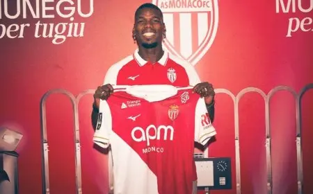 موناكو يعلن رسمياً عن انضمام بول بوغبا بعقد يمتد حتى عام 2027!