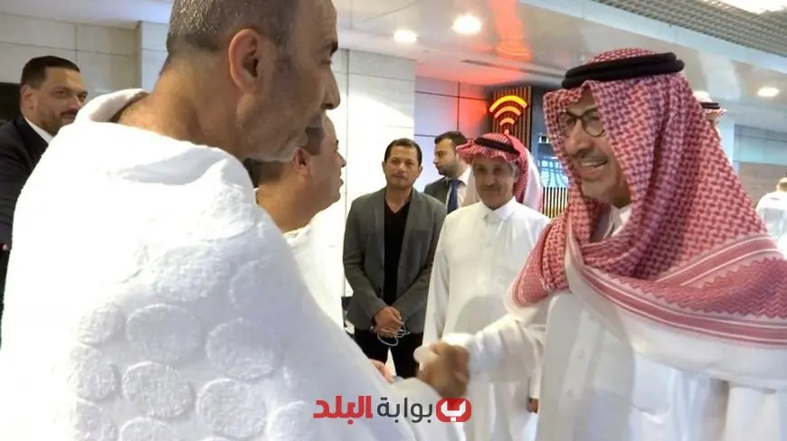 سفير المملكة يودع حجاج فلسطين من عائلات الشهداء والأسرى والجرحى في مطار القاهرة بحضور رسمي مميز