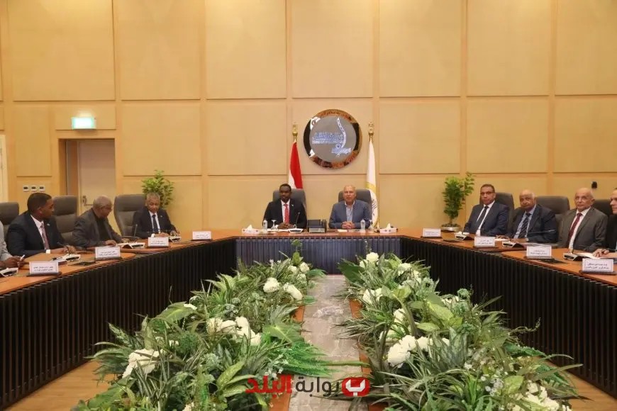 نائب رئيس الوزراء يستعرض آفاق التعاون مع وزير التنمية العمرانية السوداني في مجالات النقل والمواصلات