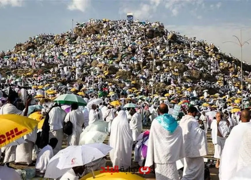 حجاج بيت الله الحرام يؤدون ركن الحج الأعظم على جبل عرفات في يوم عرفة