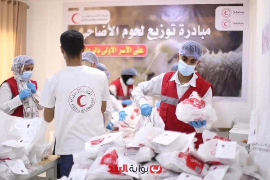 الهلال الأحمر المصري يكرم الأسر الأولى بالرعاية بأضاحي العيد: دعم إنساني حقيقي!