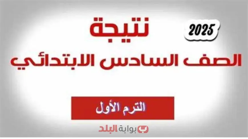 رابط نتيجة الصف السادس الابتدائي 2025 محافظة الجيزة gizaedu وخطوات الاستعلام والتوزيع التفصيلي للدرجات