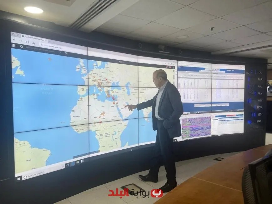 “وزير الطيران المدني يزور المرافق التشغيلية الحيوية لتعزيز كفاءة الخدمات الجوية”