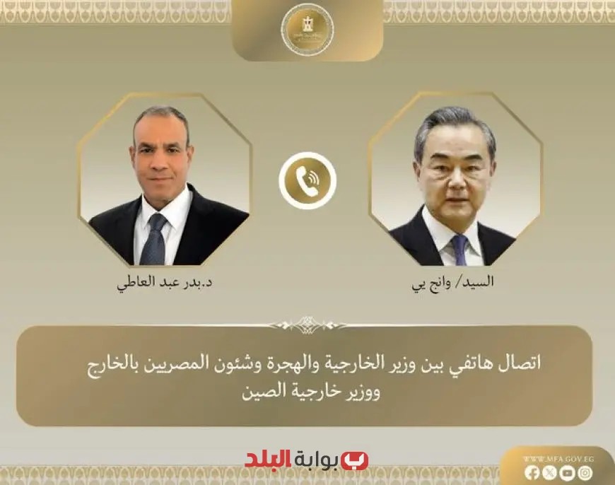 وزير الخارجية يتناول مع نظيره الصيني التوترات العسكرية المتصاعدة بين إسرائيل وإيران