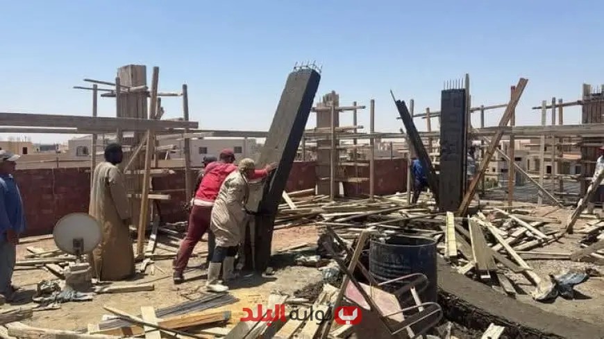 إزالة مخالفات البناء وإغلاق المحلات المخالفة في مدينتي بدر والشروق بالتعاون مع الأجهزة الأمنية