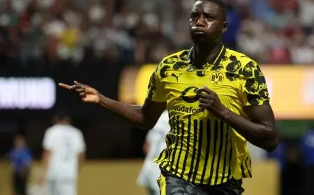 القناص غيراسي من دورتموند يتألق برقم مميز مستلهمًا من إنجازات محمد صلاح