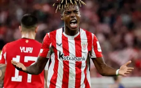 لاعبو برشلونة يثيرون غضب أتلتيك بلباو بعد تصرفات نيكو ويليامز