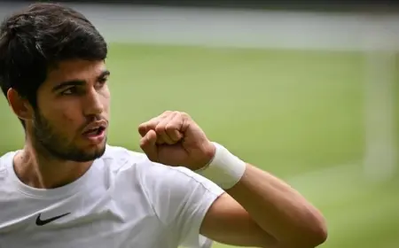 carlos alcaraz.. ألكاراز يواصل تألقه في ويمبلدون 2025 ويبلغ ربع النهائي للمرة الثالثة