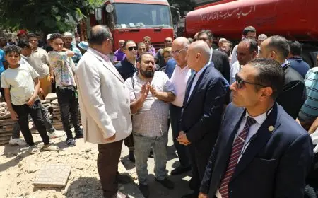 محافظ القاهرة يراقب جهود إطفاء حريق مبنى سنترال رمسيس | صور حصرية