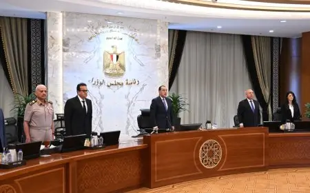 مجلس الوزراء يكرم شهداء “الدائري الإقليمي” و”سنترال رمسيس” بدقيقة حداد مؤثرة