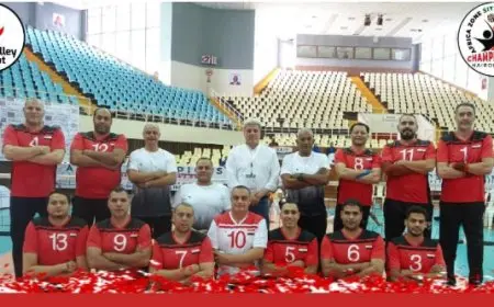 “منتخب الطائرة البارالمبي يحقق إنجازًا تاريخيًا ويظفر بذهبية البطولة الأفريقية!”