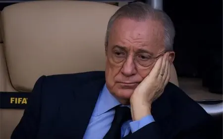 بيريز يشكر جماهير ريال مدريد برسالة مميزة بعد انتصار الفريق الرباعي على سان جيرمان