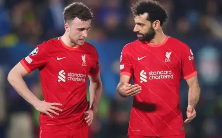 “محمد صلاح ونجوم ليفربول يتضامنون مع عائلة جوتا في ملعب الأنفيلد”