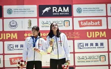 مصر تحقق إنجازاً تاريخياً بفوزها بذهبيتين في بطولة العالم للتتابعات للخماسي الحديث تحت 17 سنة