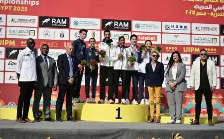 مصر تتصدر جدول ميداليات بطولة العالم لتتابعات الخماسي الحديث وتحقق إنجازات تاريخية!