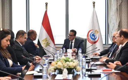 وزير الصحة يناقش مع وفد شركة «جونسون آند جونسون» تعزيز التعاون في مجال الصحة وتحسين الخدمات الطبية