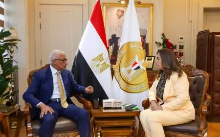 “منال عوض تتواصل مع محافظ شمال سيناء لمتابعة مشاريع التنمية الحيوية في المحافظة”
