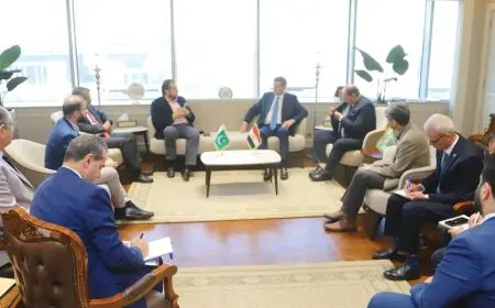 “علاء فاروق ووزير الزراعة الباكستاني في بنجاب يضعان أسس تعزيز التعاون الزراعي وتبادل الخبرات”