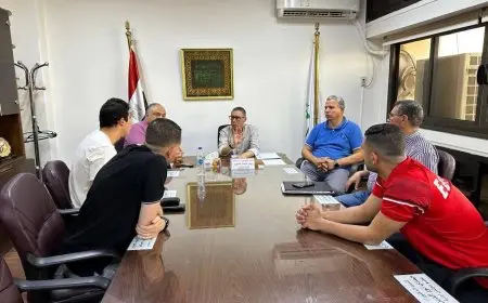 رئيس اتحاد الطائرة يعقد اجتماعاً هاماً مع اللجنة الطبية للكشف عن حجم إصابات اللاعبين الدوليين