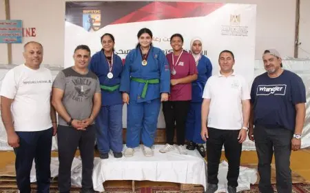 الشباب والرياضة تختتم فعاليات اللقاء التقييمي التنافسي للجودو في إطار المشروع القومي للموهبة