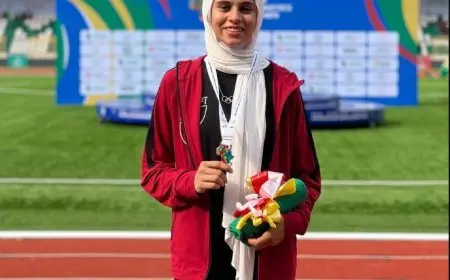 هشام تخطف الميدالية البرونزية في الوثب العالي ببطولة أفريقيا في نيجيريا