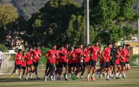 الأهلي ينطلق في معسكره بتونس مع تدريبات مكثفة بقيادة المدرب ريبيرو