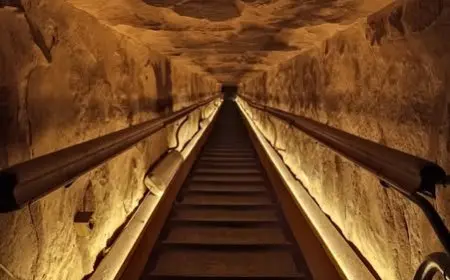 تحديث ثوري: وزارة الآثار تعلن عن تطوير نظام الإضاءة الداخلية لأهرامات الجيزة!