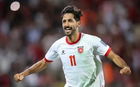 الأهلي يدخل في مفاوضات جادة مع المهاجم الأردني يزن النعيمات لتعزيز صفوفه!