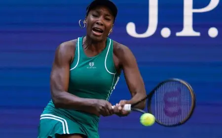 فينوس وليامز تعود إلى ملاعب التنس في سن 45: النجمة تتألق من جديد!