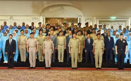 الفريق أول عبد المجيد صقر يحتفي بأبطال القوات المسلحة في إنجازاتهم الرياضية المذهلة