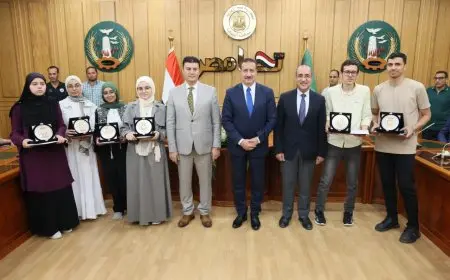 محافظ المنوفية يحتفل بتكريم أوائل الشهادة الثانوية في المحافظة – صور مميزة