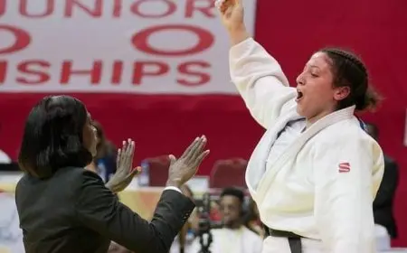 “صفا سليمان: أول مصرية تتألق في التصنيف العالمي وتحقق المركز الثالث بوزن +78 كجم في الجودو!”