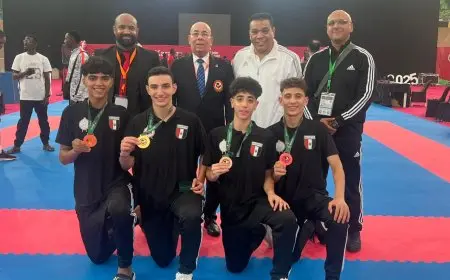 منتخب الكاراتيه يحقق إنجازًا كبيرًا بـ 12 ميدالية في اليوم الأول من البطولة الإفريقية في نيجيريا!