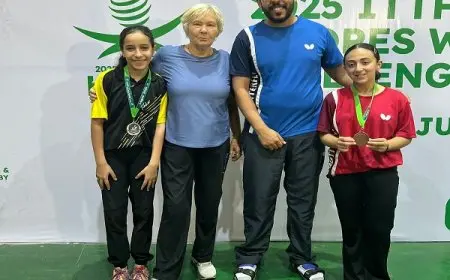 جودي شريف تكتب التاريخ: برونزية مدوية في بطولة التحدي الإفريقي لتنس الطاولة!