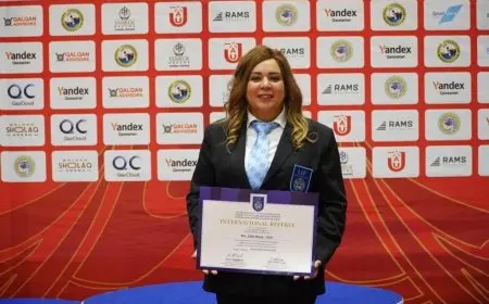 القومي للمرأة يهنئ ماري زكي بفوزها بالشارة الدولية في تحكيم الجودو