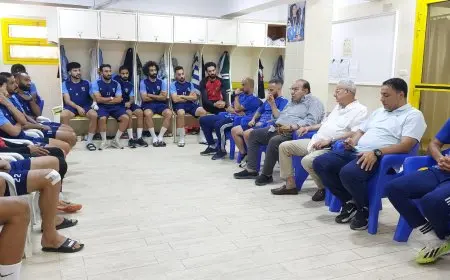 محسن صلاح وعادل فتحي يقودان تحفيز لاعبي المقاولون العرب قبل انطلاق الدوري الجديد