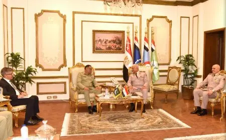 لقاء مثير: وزير الدفاع يلتقي رئيس هيئة الأركان المشتركة في باكستان لتعزيز التعاون العسكري