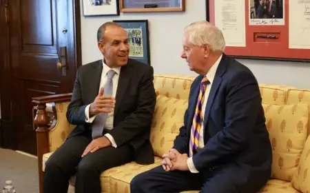 لقاء وزير الخارجية مع السيناتور ليندsey جراهام في مجلس الشيوخ الأمريكي: ماذا يحدث في العلاقات الثنائية؟