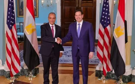 وزير الخارجية يؤكد لنظيره الأمريكي أهمية وقف إطلاق النار الفوري في غزة لحماية المدنيين