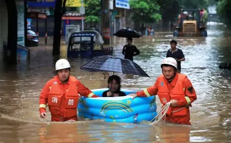 مصر تعبر عن تعازيها القلبية لأسر ضحايا الفيضانات الكارثية في الصين