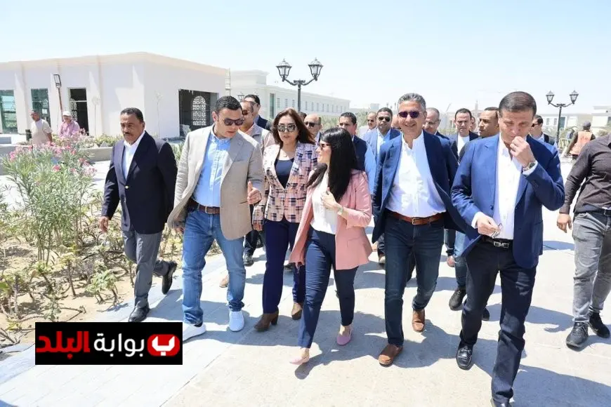وزير الإسكان ووزيرة التخطيط يتفقدان المدينة التراثية بالعلمين الجديدة ضمن جولة ميدانية مثيرة