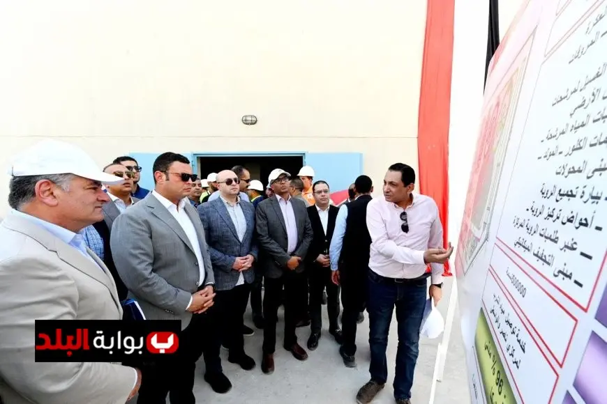 وزير الإسكان ومحافظ بني سويف يزوران مشروع توسعات محطة مياه شرب أشمنت لتحسين خدمات المياه