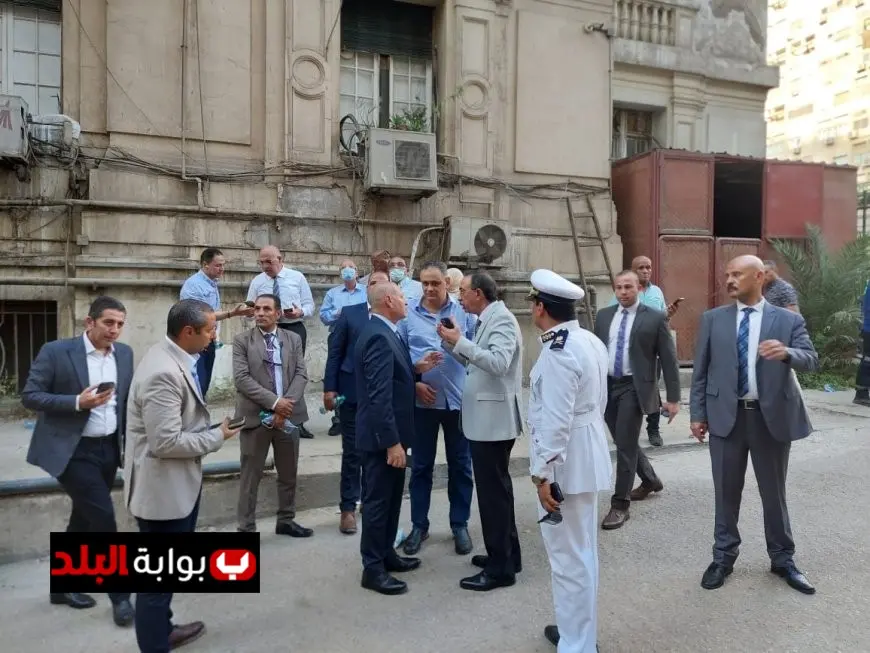 “محافظ القاهرة يُشكّل لجنة هندسية للتحقيق في تأثير حريق على مبنى سنترال رمسيس”