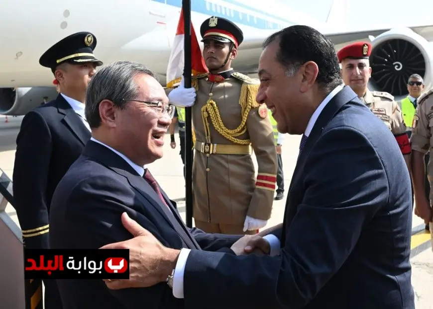مدبولي يرحب برئيس مجلس الدولة الصيني في زيارة تاريخية بمطار القاهرة الدولي