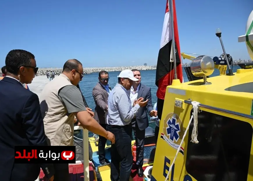 رئيس الوزراء يفتتح أول لنش إسعاف بحري في الإسكندرية لتعزيز خدمات الطوارئ البحرية