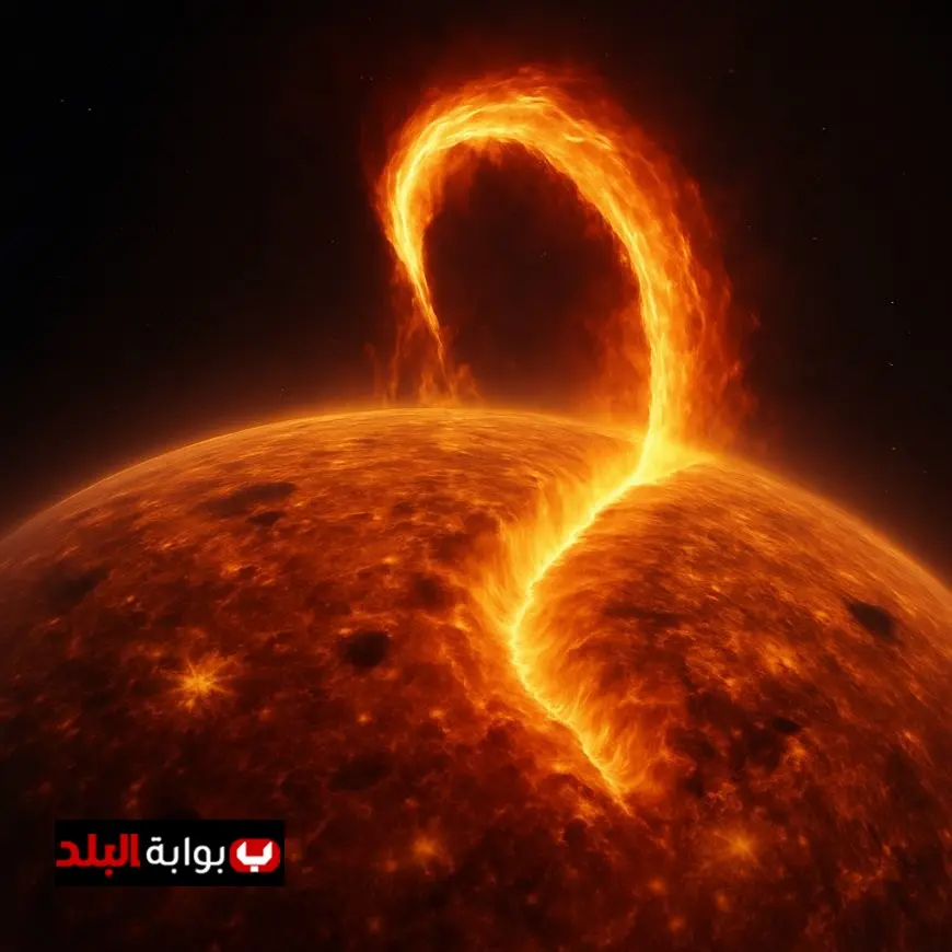 انفجار هائل يُشكل «وادياً نارياً» عملاقاً في قلب الشمس