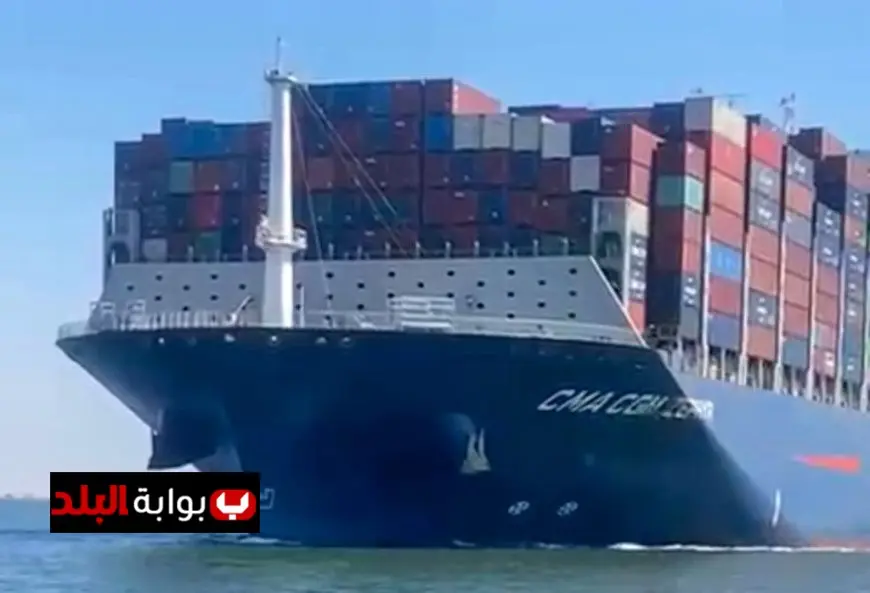 “عبور سفينة الحاويات CMA CGM ZEPHYR في قناة السويس ضمن قافلة الجنوب: نجاح جديد في حركة الملاحة”