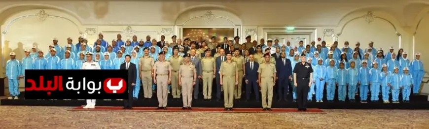 الفريق أول عبد المجيد صقر يحتفي بأبطال القوات المسلحة في إنجازاتهم الرياضية المذهلة