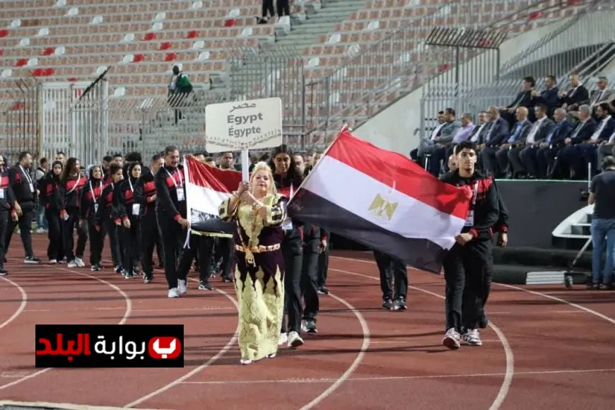 ياسر إدريس يزور بعثة مصر في دورة الألعاب الإفريقية للمدارس بالجزائر ويقدم الدعم والتشجيع